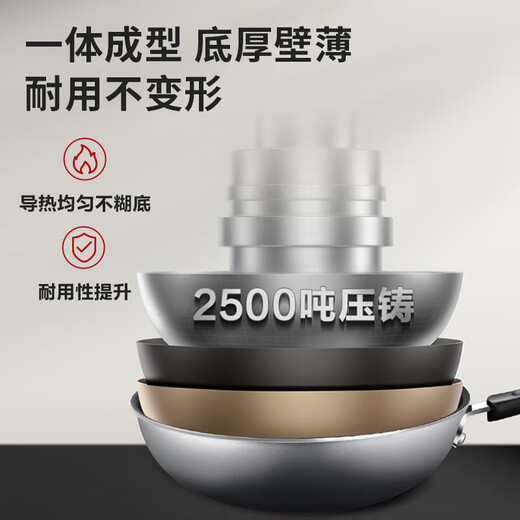 SUPOR pot set non-stick wok frying pan soup pot three-piece set induction cooker universal TP2314K