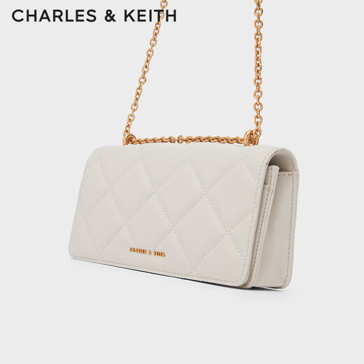 CHARLES/KEITH Diamond Chain Small Square Wallet Bag Women's Bag Birthday Gifts Gifts to Girlfriend CK6-10680924