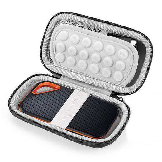 闪迪（SanDisk）E30/E60/E61/E81固态移动硬盘包携防震防摔盒硬盘包 收纳包保护套 E30（极速版|精巧便携） 2TB 专用硬壳包