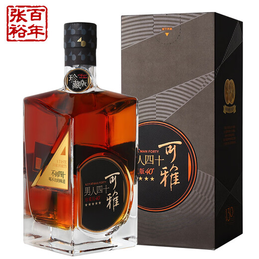 张裕可雅男人四十珍藏版五星白兰地酒40度700ml*6 整箱
