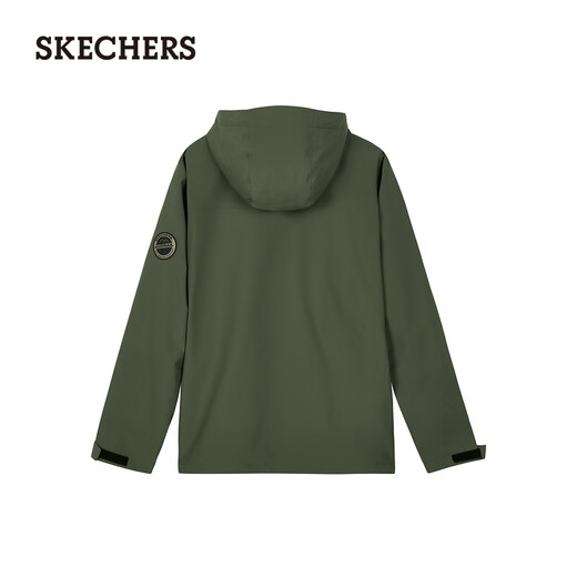 Skechers Rubik's Cube Series Three-in-One Polar Fleece Jacket Outdoor Casual Jacket Men's Kalamai Green/016C L