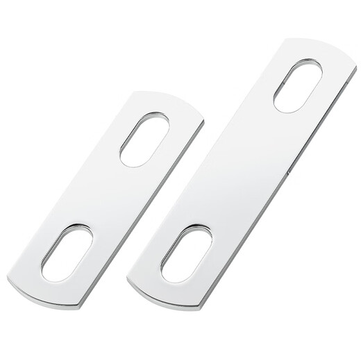 Tianzhuo Hardware national standard galvanized U-shaped buckle pressure plate U-shaped bolt screw baffle pipe clamp double-hole baffle thickened fixed connection piece M6*34-M6*50 5 pieces