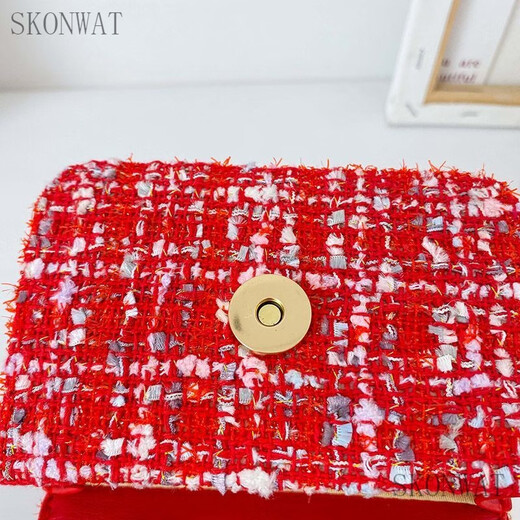 Skonwat nuevo bolso de princesa de moda Internet Celebración pequeña Mini versátil Crossbody Bols