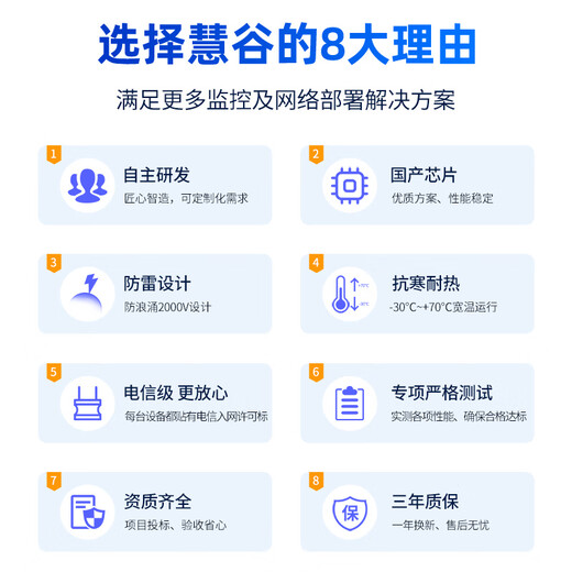 慧谷 光纤收发器光电转换器 网络光端机 电信级 SC接口 百兆单模双纤 1对价格