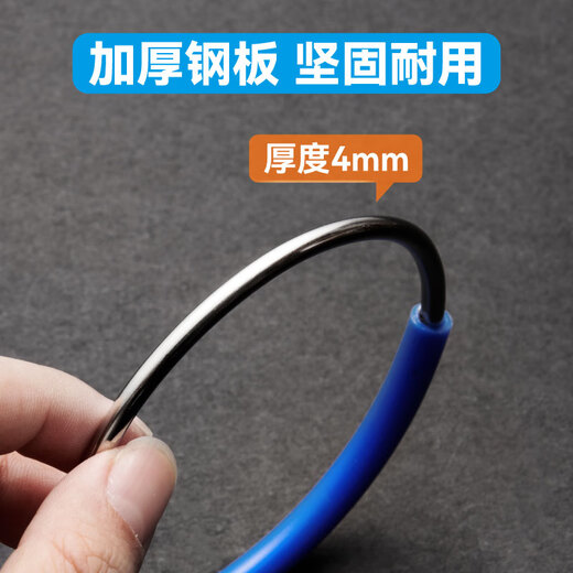 DSB (Disby) key plate blue bracelet 20 pieces 25 tags key ring tag keychain keychain thickened stainless steel tag classification storage