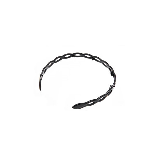 ALEXANDRE DE PARIS simple women's hairband classic retro hair accessories for women 1573 N classic black