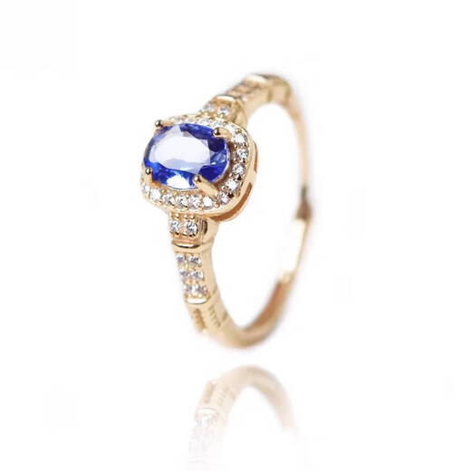 Yujingji Fat Donglai quality tanzanite women's 925 silver niche design ring self-discipline couple ring index finger ring style 1 s925 silver tanzanite ring