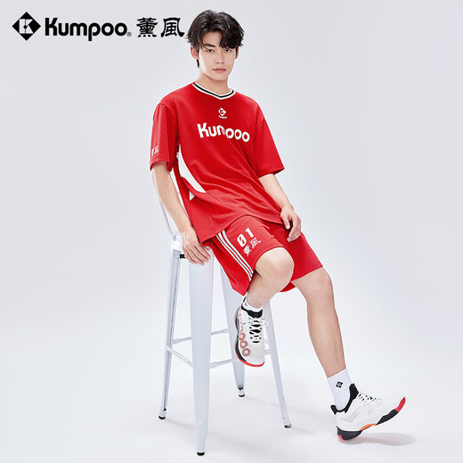 
KUMPOO 2024 new badminton shoes Houyi KH-G826 breathable shock-absorbing and anti-slip fumigation sports shoes for men and women. Houyi KH-G826 white/red/black 35