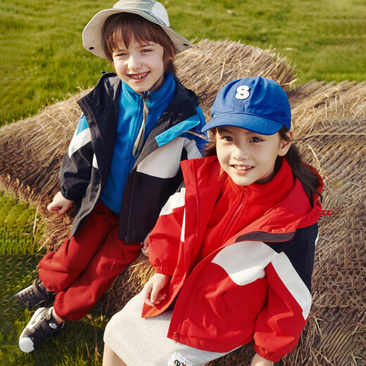 Pelliot children's jacket men's and women's outdoor three-in-one windproof and waterproof autumn and winter mountaineering jacket 13245112 pink 130