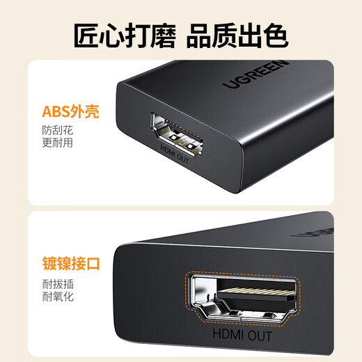 Greenlink USB-zu-HDMI-High-Definition-Konverter-Erweiterungsdock, geeignet für externe Grafikkartenerweiterung, Laptop-Desktop-Computer, verbunden mit TV-Projektor, Gleichbildschirm-Projektionsadapter 25161