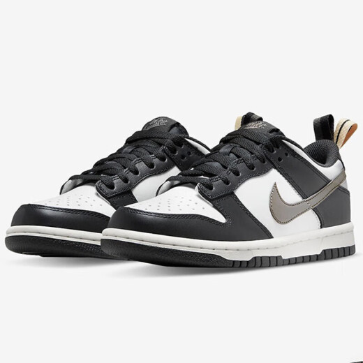 耐克（NIKE）篮球鞋女鞋 AirJordanaj1板鞋春季低帮透气休闲轻便运动鞋 潮品 DH9764-001黑白 小熊猫 36.5