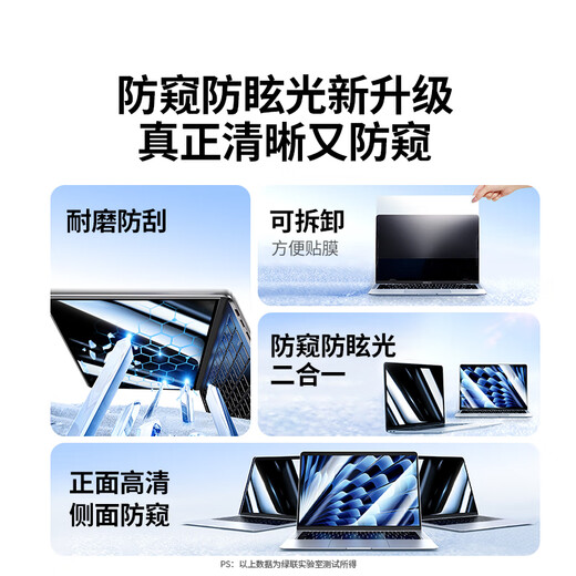 Green Network Computer Anti-Peeling Film Laptop Monitor Bildschirm Anti-Peeling-Film Abnehmbar für Apple MacBook Huawei Xiaomi HP Asus Dell 14 Zoll 16: 9