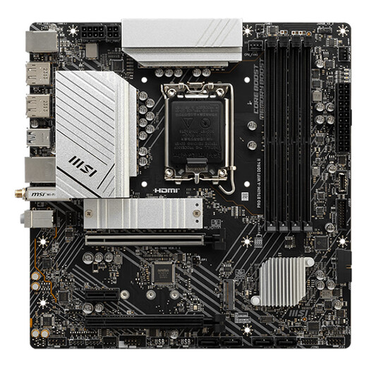 微星B760M B660M 主板CPU套装 板u套装 搭英特尔 i5 CPU处理器 PRO B760M-A WIFI DDR4 II i5 12600KF