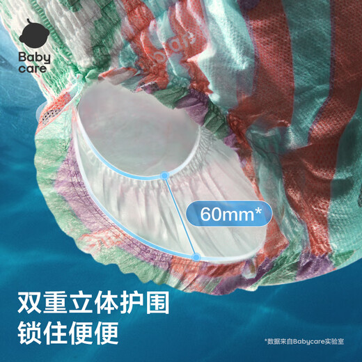 babycare【品牌直供 安心品质】婴儿游泳裤短裤式防水尿不湿XXL码6片/包