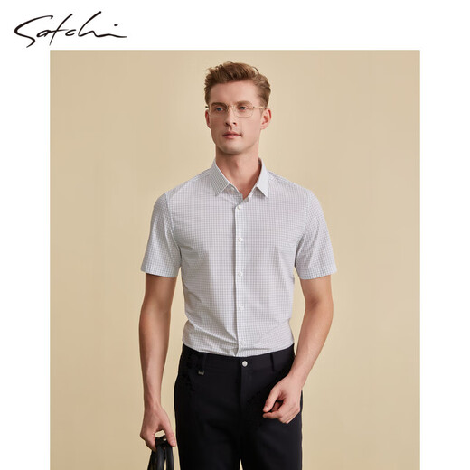 Sachi Satchi Cascus Simple Square Collar à cardigan rayé CARDIGAN BUSISTANCE CORTES CORTES MENS AVEC MUMURBERNE SILLE ANTI-WRIDLES BLACHING 52
