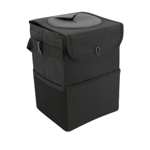 Car trash can car seat back storage box folding car trash can interior black 17165235cm