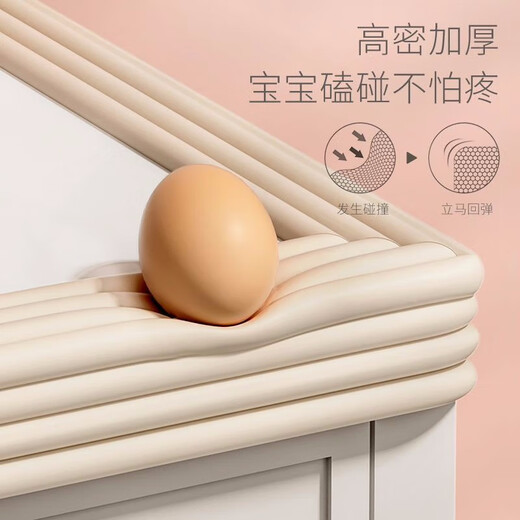 Niubiliti children's anti-collision strips baby table and bedside anti-collision soft bag corner strips anti-collision stickers corner wrapping protection