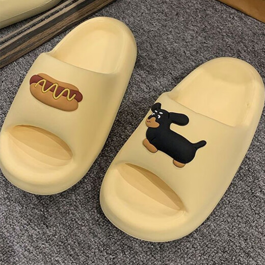 Slippers Xinnan pour les femmes portant de la merde et une semelle douce pour l'été extérieur eva épaisse semelle à la maison intérieure de salle de bains de salle de bains de salle de bain 38-39 [adaptée à 37-38 pieds]