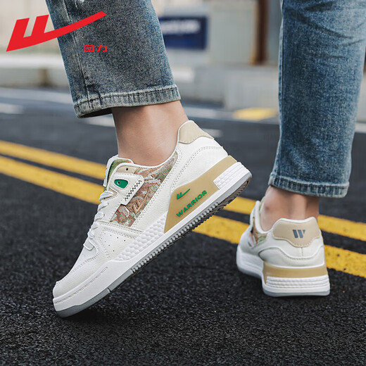 Huili men's shoes for spring and summer low-top board shoes casual shoes for men fashionable and versatile student sports running shoes for men Mikhaki 2603 43