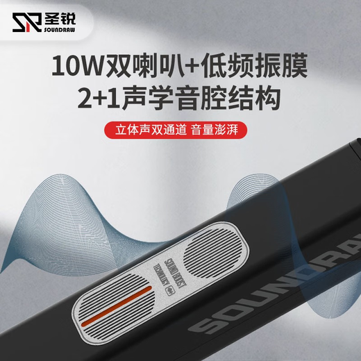 圣锐SR6000电吹管新款中老年人初学乐器电萨克斯葫芦丝吹管 黑色 标配