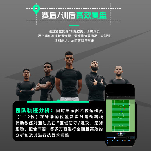 
Shunais Shunais GPS football training vest sports data monitoring performance tracking wearable positioning vest S code丨Bust 80-86CM (single vest)