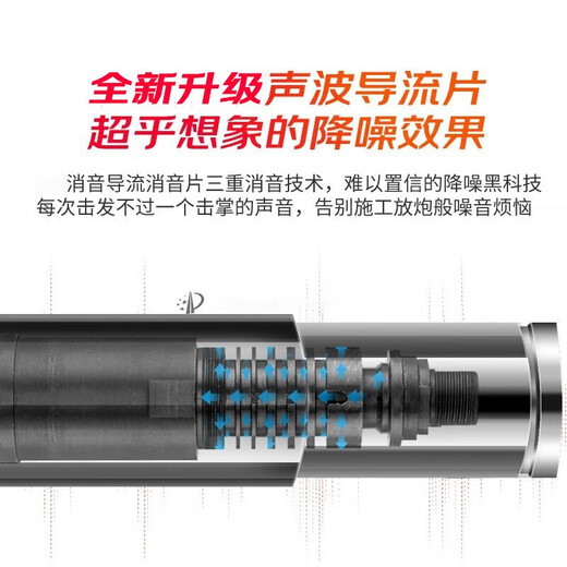 Jingwu silenced ceiling artifact nail gun nail gun woodworking ceiling ceiling decoration tool A9000C luxury plastic box model