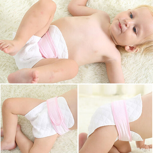 9i9 Baby couches coton pur tissu de méson respirant et lavable 10 paquets de couches de bébé anneaux d'urine de nouveau-nés classe une couche douce et respirante 10 paquets de