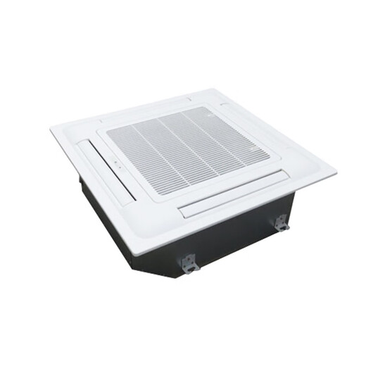 Berber card fan coil unit with air outlet from all sides, ceiling suspended ceiling embedded heating and cooling engineering air conditioner for commercial use Detailed parameters luxury type