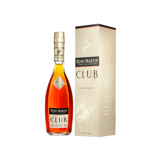 人头马（Remy Martin）CLUB优质香槟区干邑白兰地 进口洋酒 囤货装 350mL 24瓶
