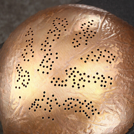 Jiutang Pure Copper Tea Strainer Tea Filter High-end Tea Filter Kung Fu Tea Set Accessories Tea Making Artifact Tea Partition Creative Funnel Copper One Leaf One Bodhi Tea Strainer + Base