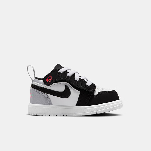 Nike Jordan Nike AJ 1 Casual Board-Schuhe für Jungen und Mädchen Klettverteidiger leicht anziehen und leichte und komfortable Kindersportschuhe IB3886-106 27 [Vorgeschlagene Fußlänge 16 cm]