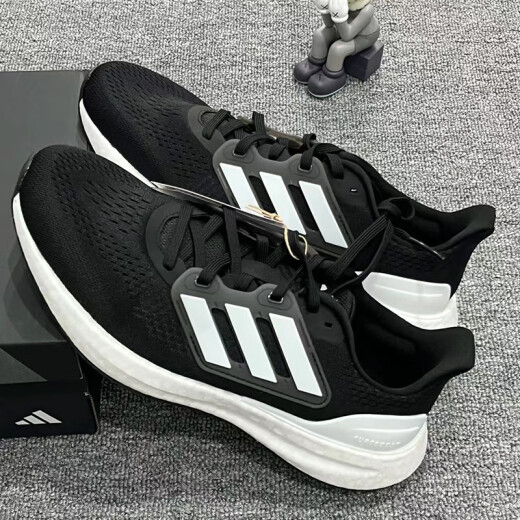 Zapatos para hombres adidas zapatos para correr 25 amortiguación de primavera anti-slip light y cómoda zapatos deportivos malla transpirable zapatos casuales if4839 if4839/blanco y blanco 36.5