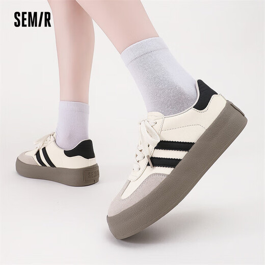 Semir women's shoes, women's spring and summer breathable versatile casual sports shoes, women's SFYM233655 white 37