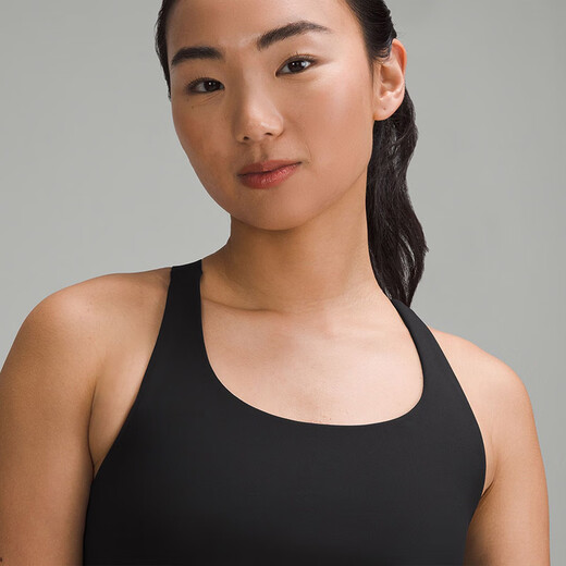 Lululemon丨Energy Women's Wide Shoulder Strap Long Sports Bra Wicking LW2EBPA Black S