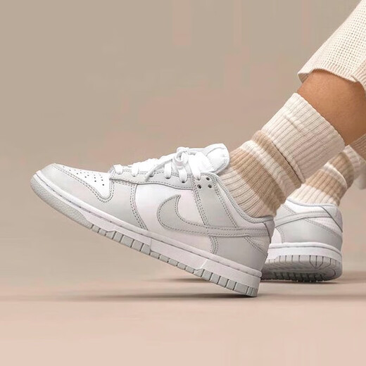 耐克（NIKE）板鞋男鞋2025夏季新款DUNK Low低帮耐磨运动鞋时尚复古休闲鞋 DD1391-103灰白 40