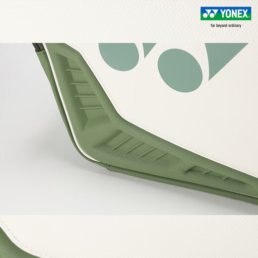 YONEX Yonex badminton bag yy national team men's and women's competition training single shoulder independent shoe compartment large capacity BA02331 white moss green national team large portable bag