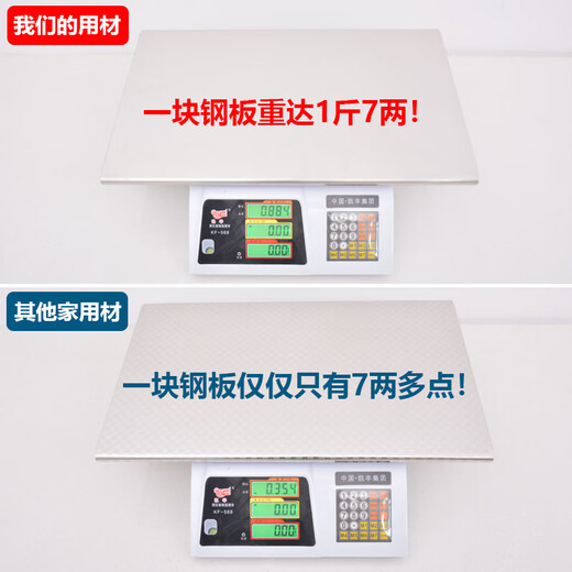 Renjuyi steel microwave oven shelf storage rack small appliances double-layer countertop desktop household floor-standing kitchen oven cabinet double-layer single board 55 long 35 wide 55 high - 304 stainless steel