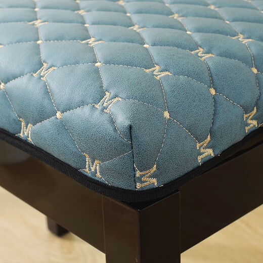 Thickened fabric stool cover rectangular makeup stool square stool cover dressing table stool cover steel 30*40 chair stool cover one technology cloth-dark green