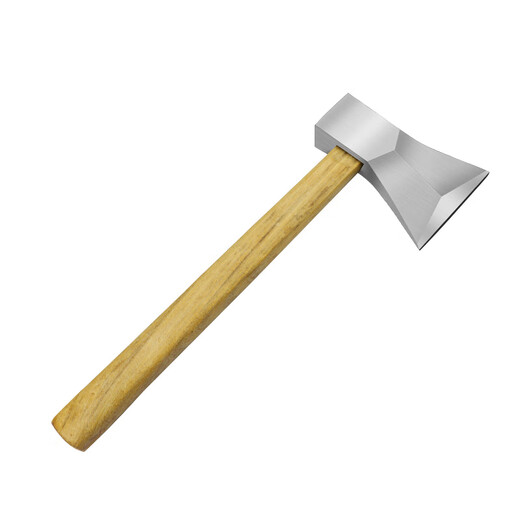 XMSJ special woodworking ax single-edged edge forged all-steel firewood splitting outdoor fine steel handmade household small fire ax 2.8Jin Jin equals 0.5kg fine woodworking ax