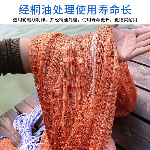 Hevada Casting Net Hand Throwing Net Fishing Net Casting Net Throwing Fishing Net Large Frisbee Type Hand-thrown American Monofilament Line with Steel Pendant Frisbee Type Tire Line 1 Finger Steel Pendant Buy One Get Nine Free Diameter 3.6 Meters*Net Height 1.8 Meters