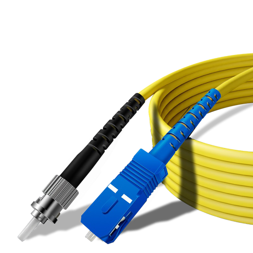 Chenfeiyang Telecom grade fiber optic jumper SC/FC/ST/LC single-mode single-mode double-core low-smoke halogen-free fiber optic jumper SC-ST (single-mode single-core) 3 meters
