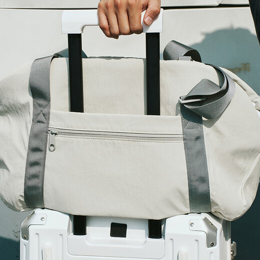 VAOPER Feed Crossbody Bag Pilates Tennis Bag Women's Large Capacity Short Distance Travel Bag Dry and Wet Separated Fitness Shoulder Bag Men Gray