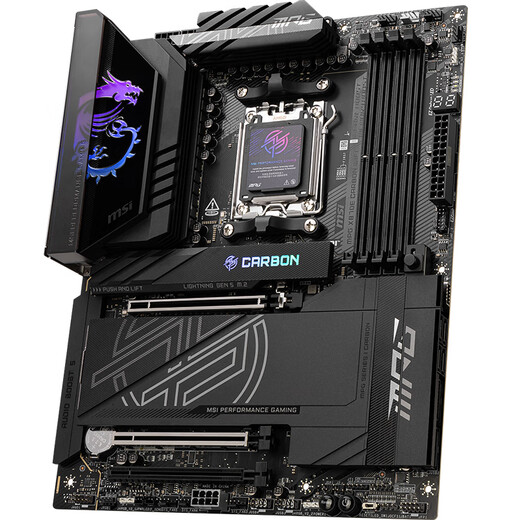 AMD锐龙9700X 9900X 9950X 9800X3D CPU处理器搭微星X870 X870E 主板CPU套装 板U套装 微星X870E CARBON WIFI暗黑 R9 9950X3D盒装