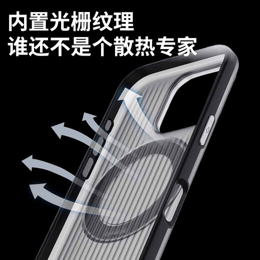铁布衫【360°旋转】适用苹果16promax支架手机壳iPhone16pro瓦楞磁吸保护套16Plus高级感全包防摔支架壳 【钛金暗影360支架壳】玫瑰金 iPhone 16 Pro