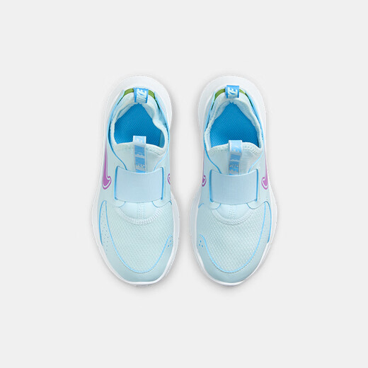 NIKE 耐克男女童易穿脱运动鞋FLEX RUNNER 4儿童一脚蹬休闲公路跑鞋 FN1449-401 27 【建议脚长16cm】