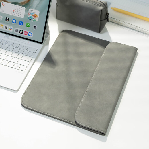 Yoves is suitable for Huawei matepad pro12.2 storage bag 2025 protective cover tablet bag inner bag smoke gray (inner bag + power supply bag) two-in-one notebook inner bag