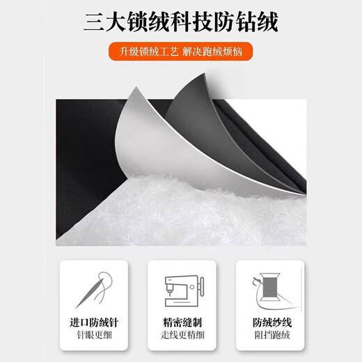 Langsha 90 white duck down down pants women's new high-waisted slimming plus velvet thickening windproof leggings minus 40 degrees cold-proof cotton pants 90 duck down black gold model cold resistance minus 30 XL suitable for 120-140 Jin Jin equals 0.5 kg