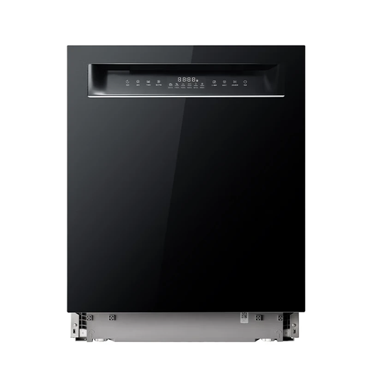 Robam automatic door opening and closing salt series W76D-G1 volcanic salt black built-in dishwasher household appliances government subsidy 17 sets + 3 hot air drying UV disinfection 168h long-term storage