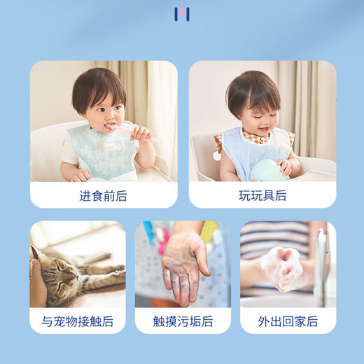 Wei Mengjie Hand Sanitizer Antibacterial, Mild, Moisturizing, Clean, Decontamination, Easy to Rinse, Baby, Children, Adults, Home Portable, Non-Medical 500ml 1 Bottle - Antibacterial Hand Sanitizer x1 Bottle