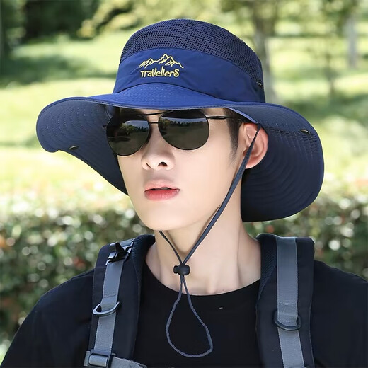 Montrez le chapeau Men's Summer Sun Sun HoE extérieur respirant Sun Sun Hat CHAPE MELLE CHAPE FISHERMAN'S MOUNTREEERING FISHER SOR SORN GREN DRO